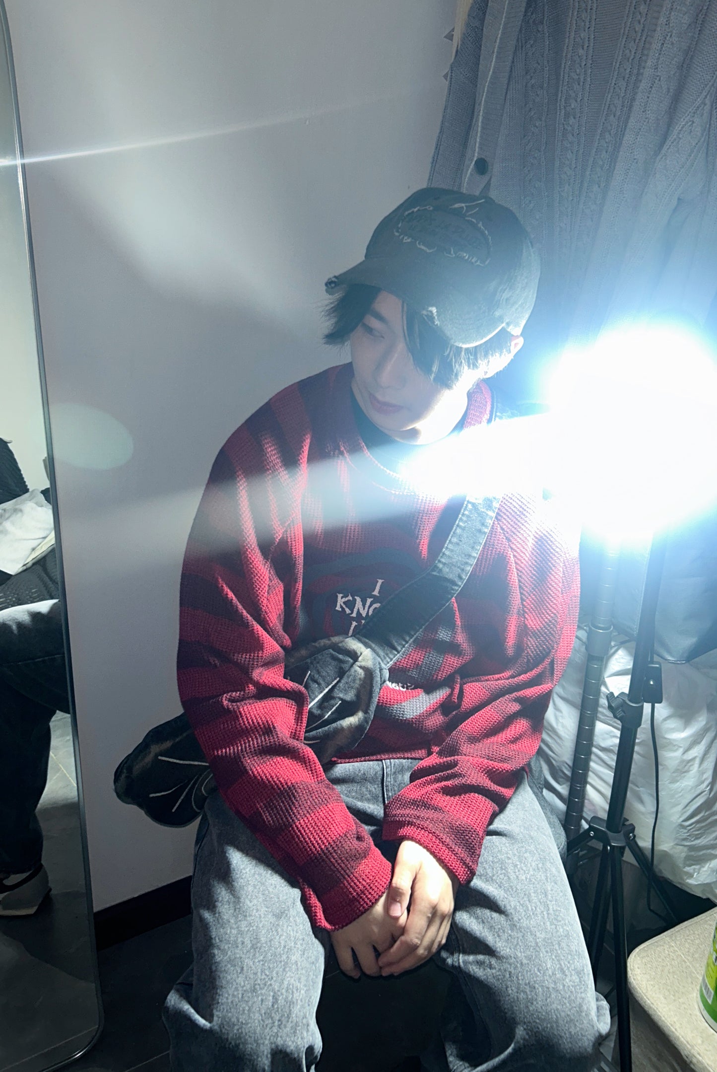LOST striped knit