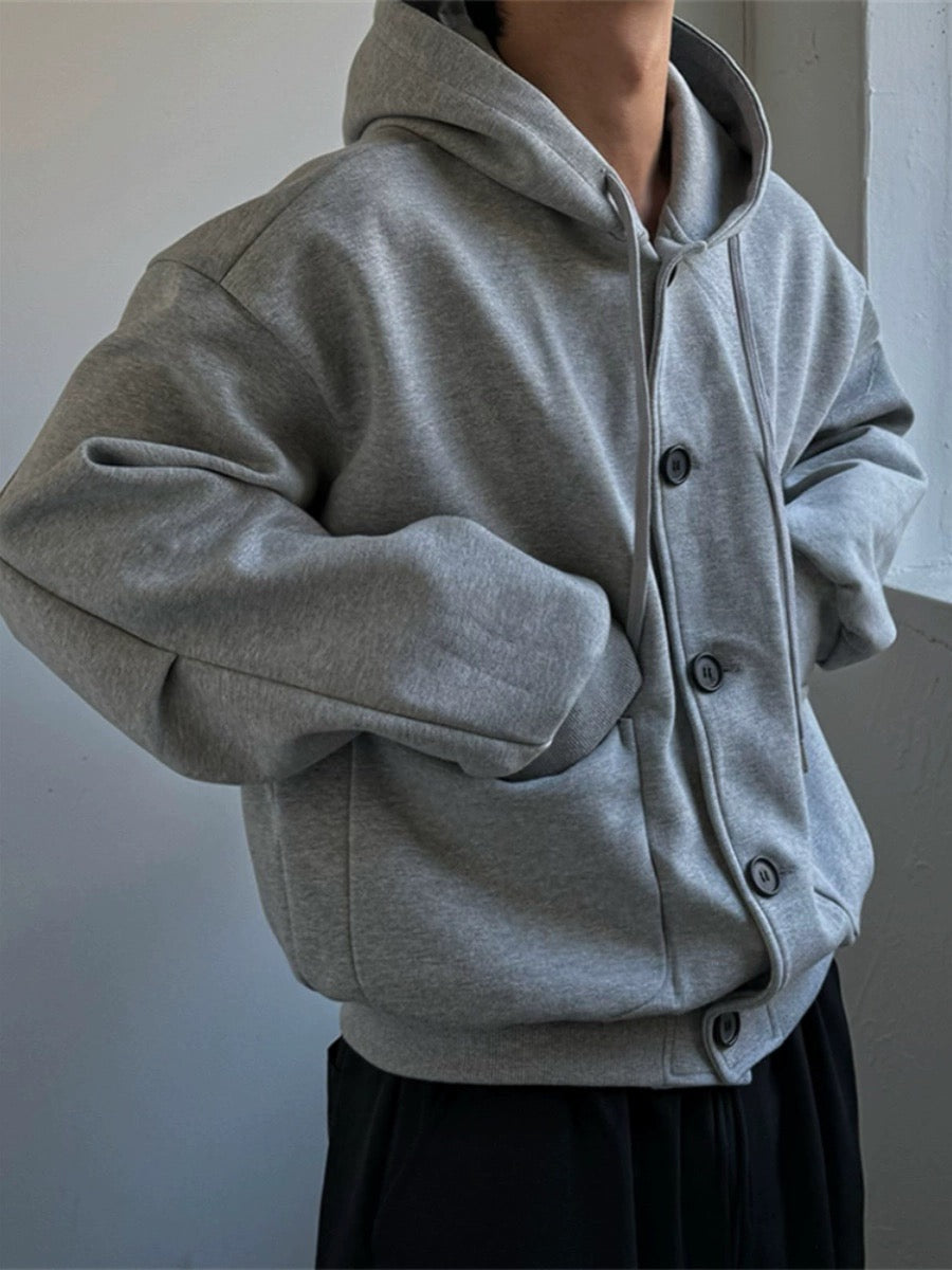 Button Hoodie Jacket #PB072