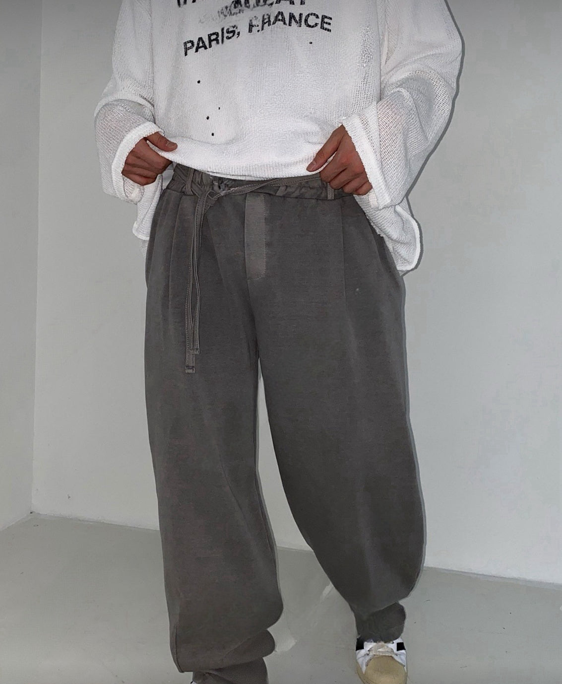 Washed Balloon Wide pants