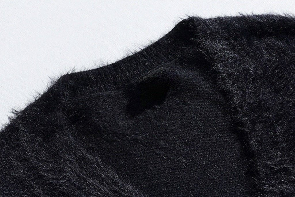 Fluffy Knit Cardigan
