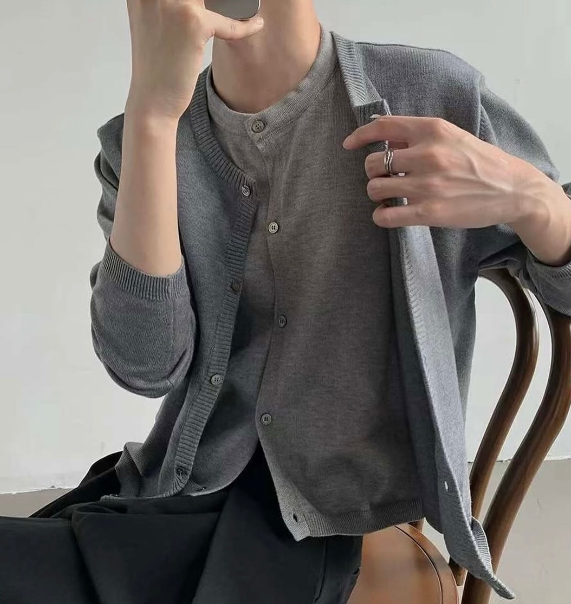 Double layer Cardigan