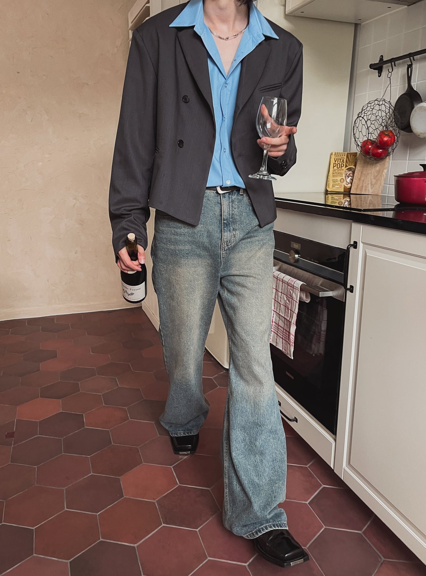 Vintage Bootcut Pants