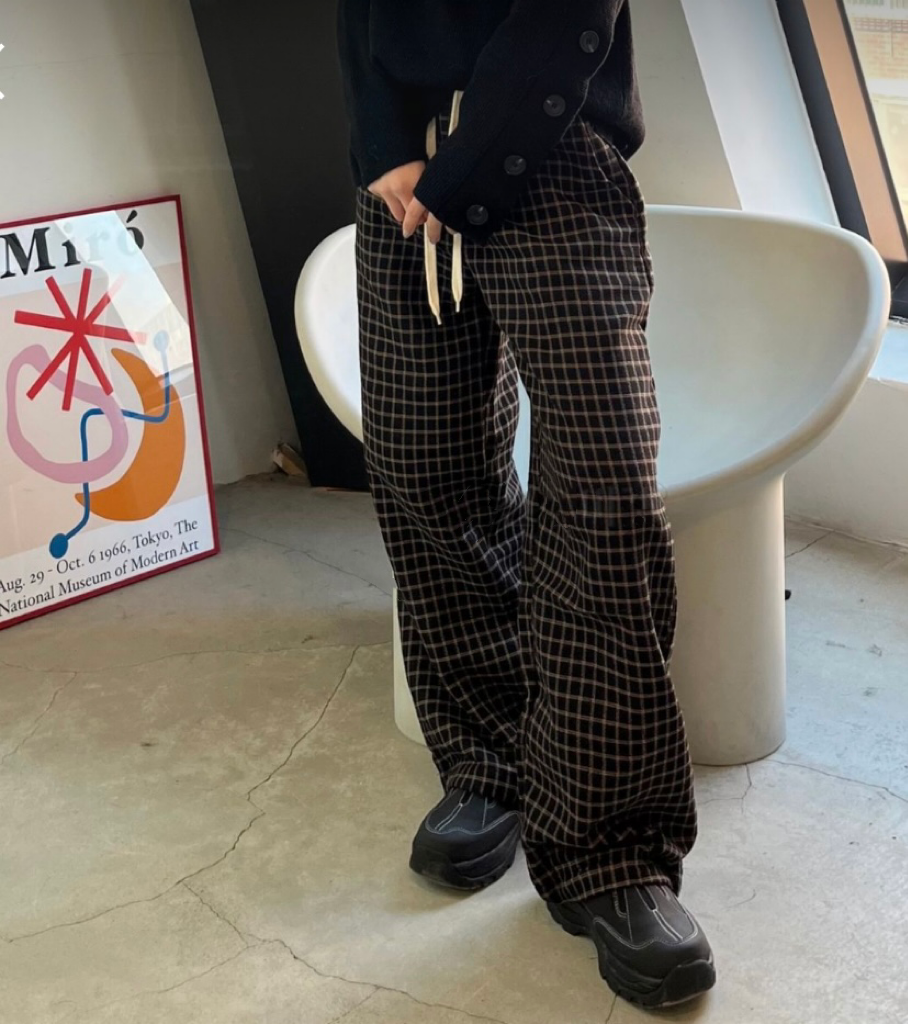 Casual Plaid Pants #PB021