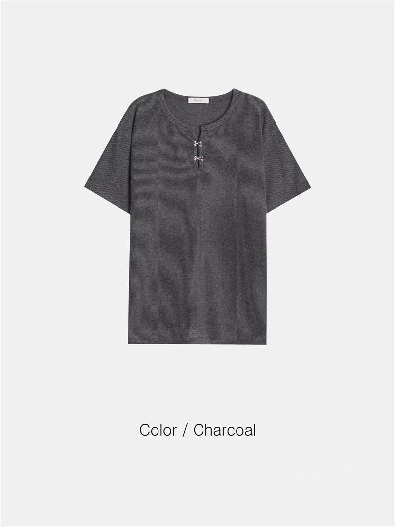 Hook Henley Short-Sleeve