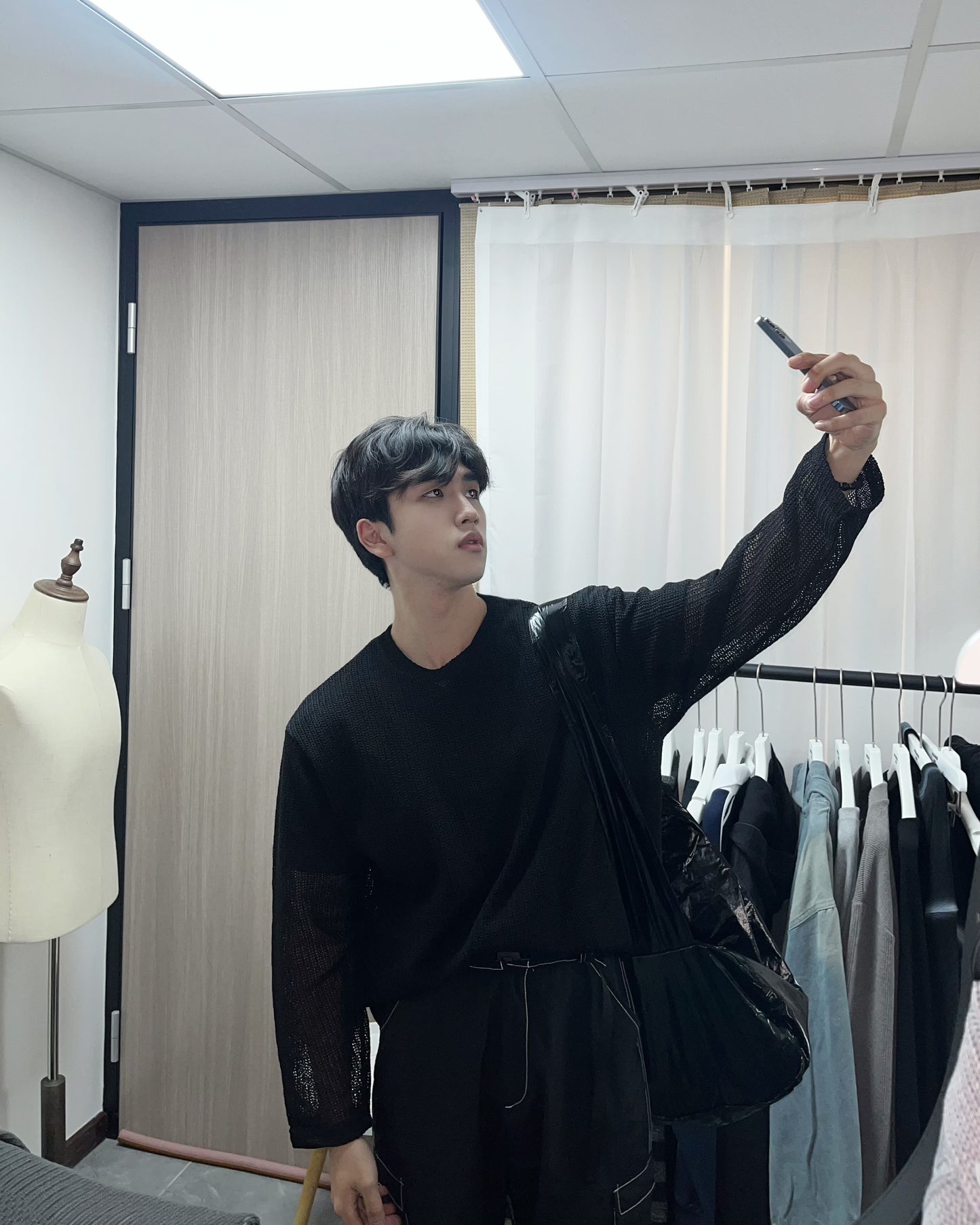 Mesh Knit Sweater