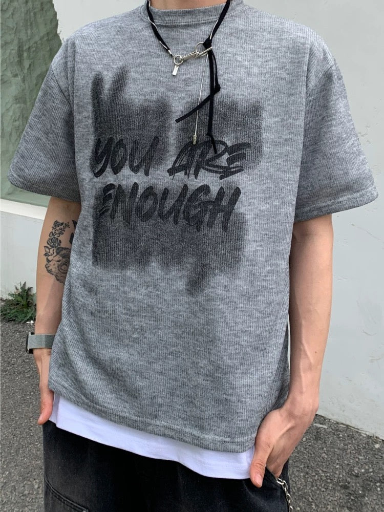 You are enough Knit Short Sleeve