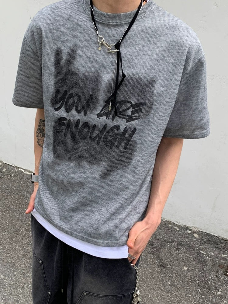 You are enough Knit Short Sleeve