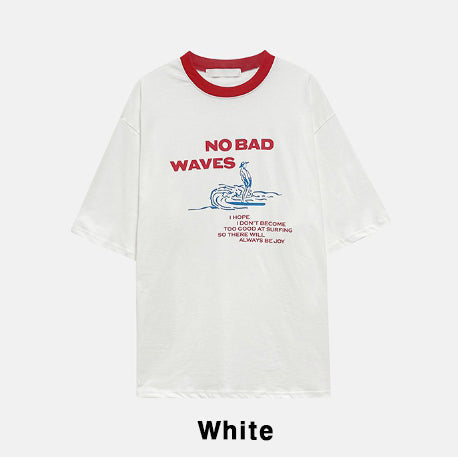 NO BAD WAVES shot sleeve