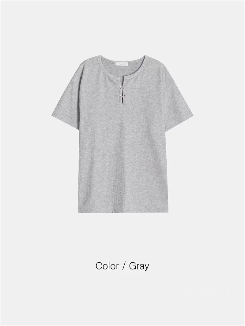 Hook Henley Short-Sleeve