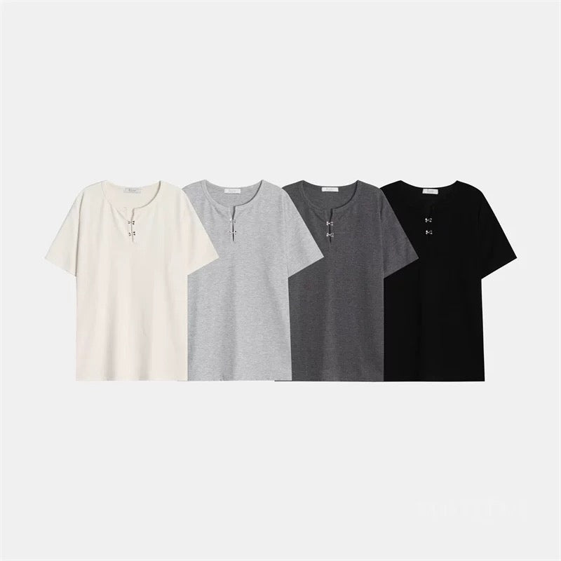 Hook Henley Short-Sleeve