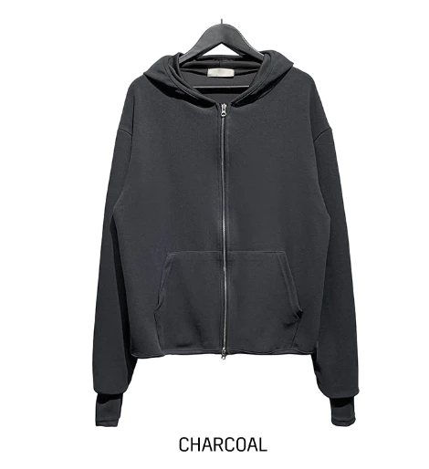 layered gloves hoodie jacket