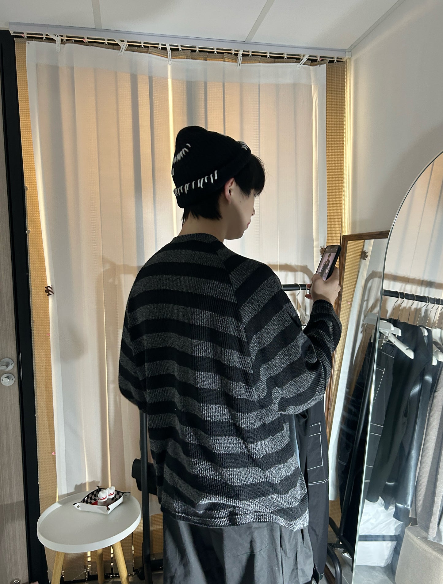 LOST striped knit