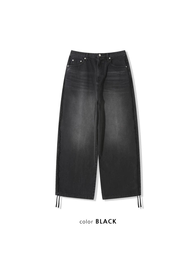 100% Cotton Line Wide Pants