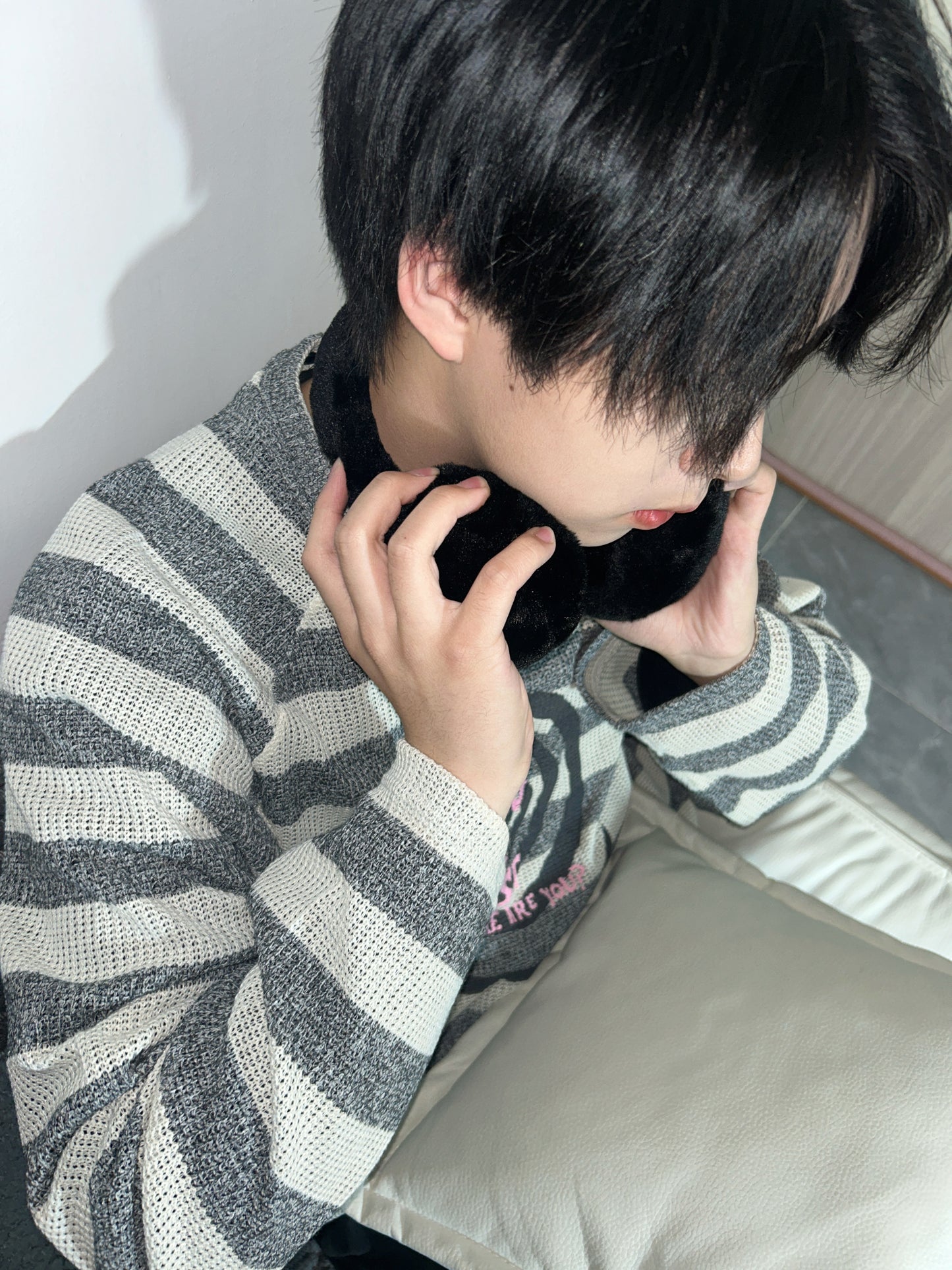 LOST striped knit