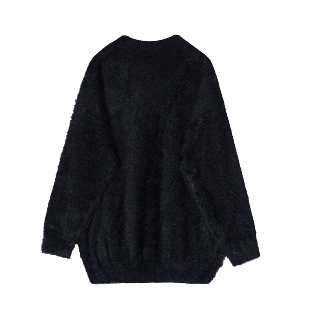 Fluffy Knit Cardigan