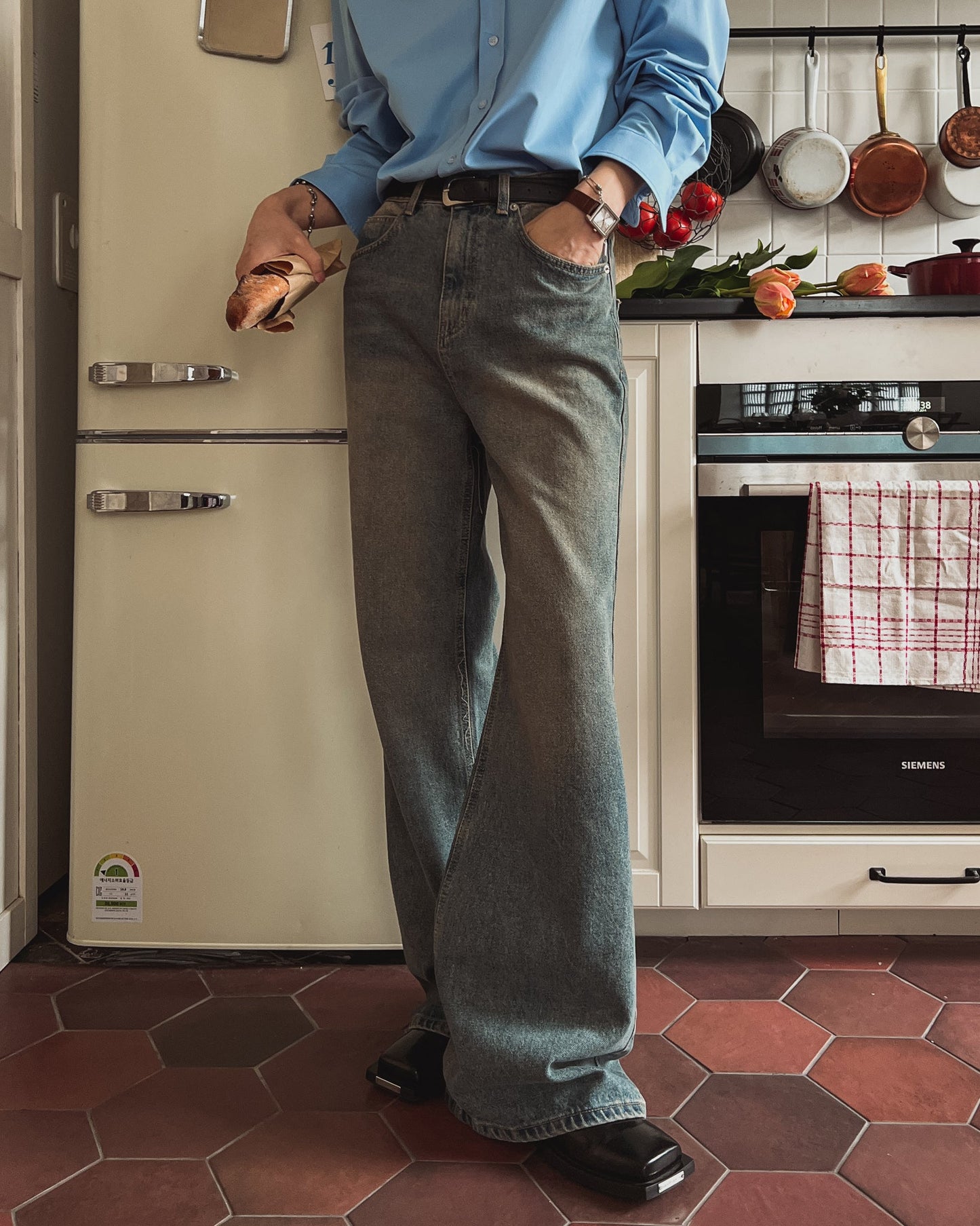 Vintage Bootcut Pants