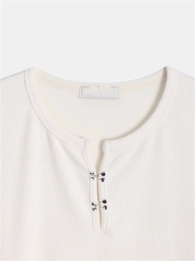 Hook Henley Short-Sleeve