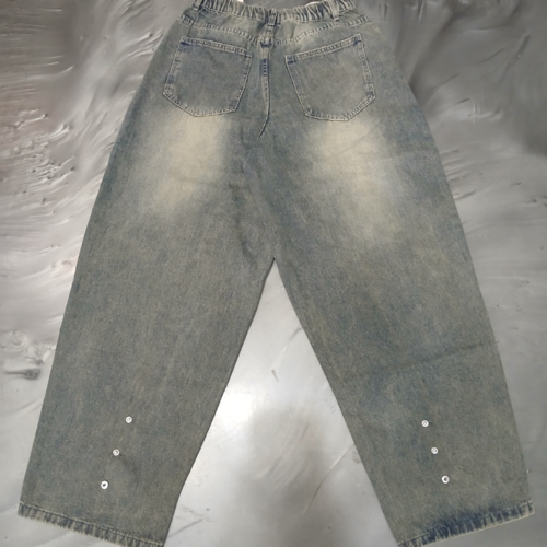 Washed Wide Pants