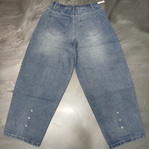 Washed Wide Pants