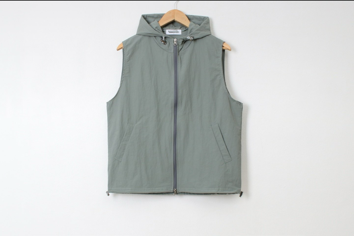 Naylon Hoodie Vest #PB087