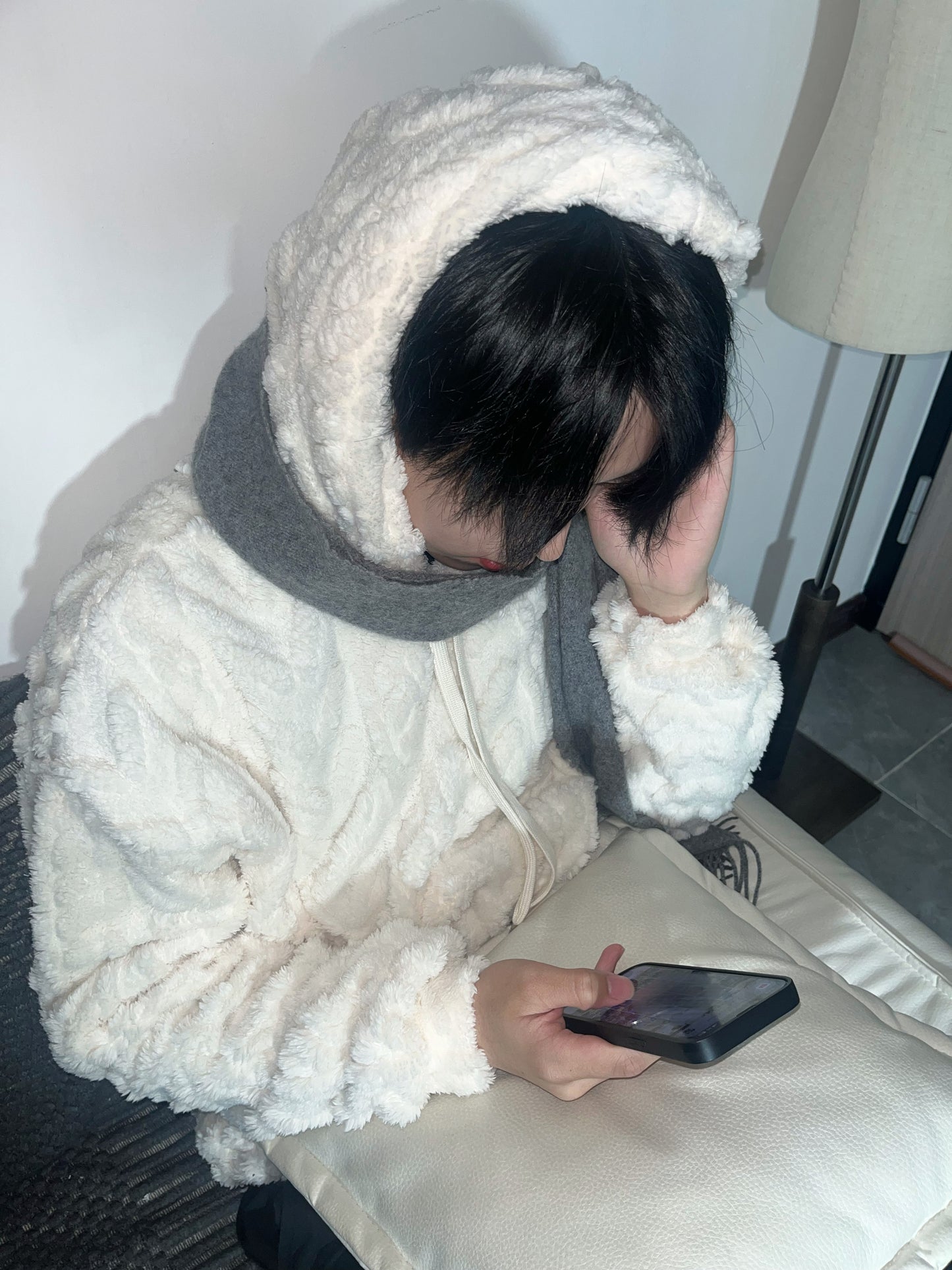 Knitted Hoodie Sweater #PB093