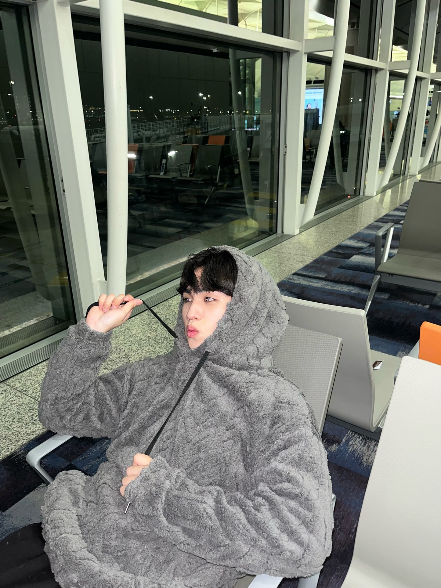 Knitted Hoodie Sweater #PB093