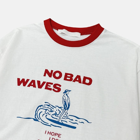 NO BAD WAVES shot sleeve
