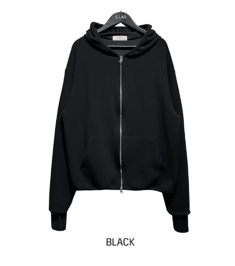 layered gloves hoodie jacket