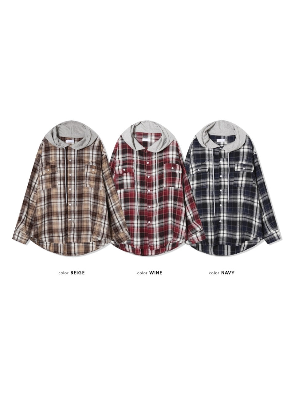 Street Checked Hoodie