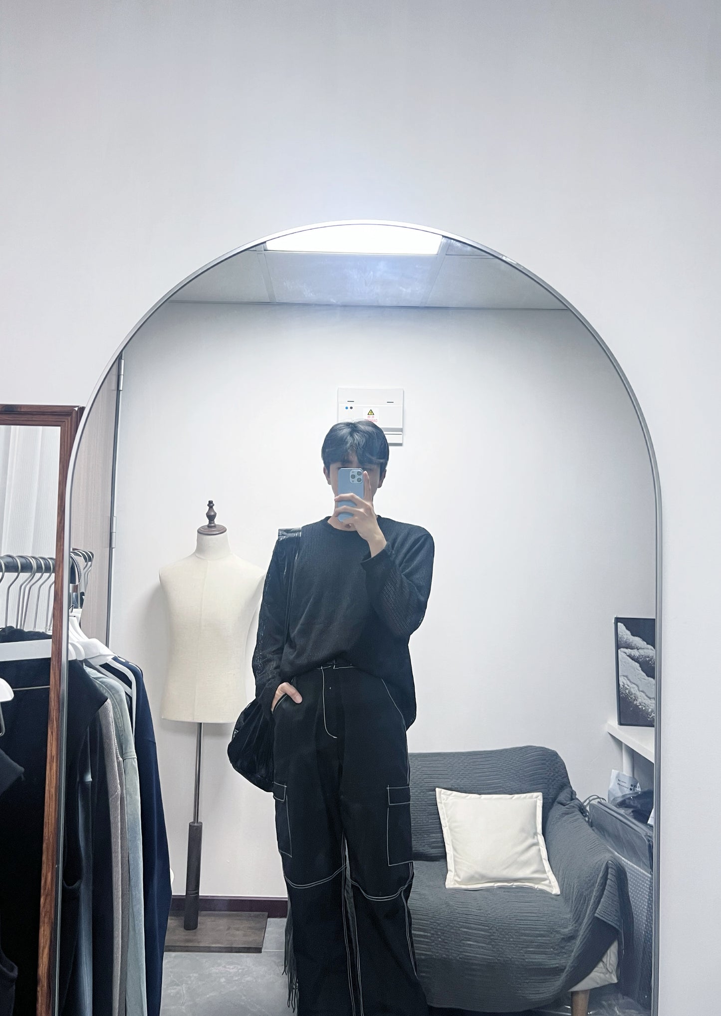 Mesh Knit Sweater