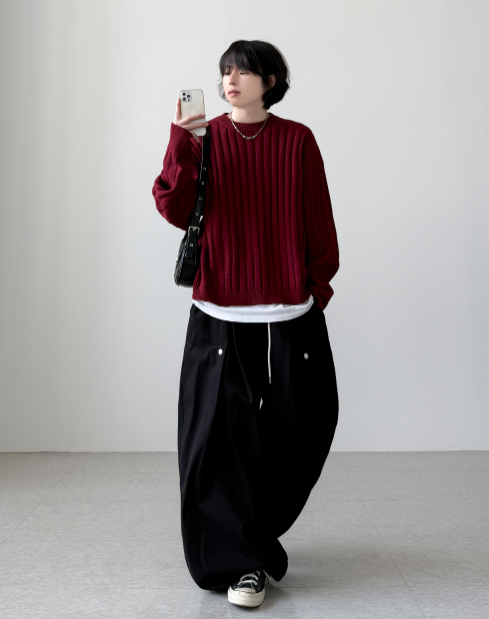 Y2K bubble pants