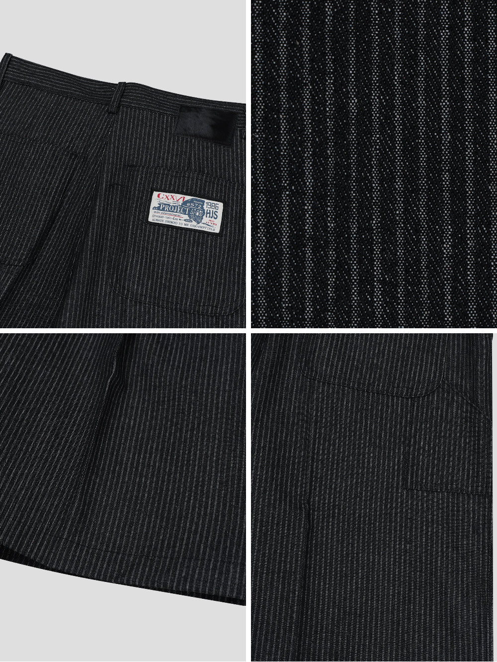 Striped Short denim