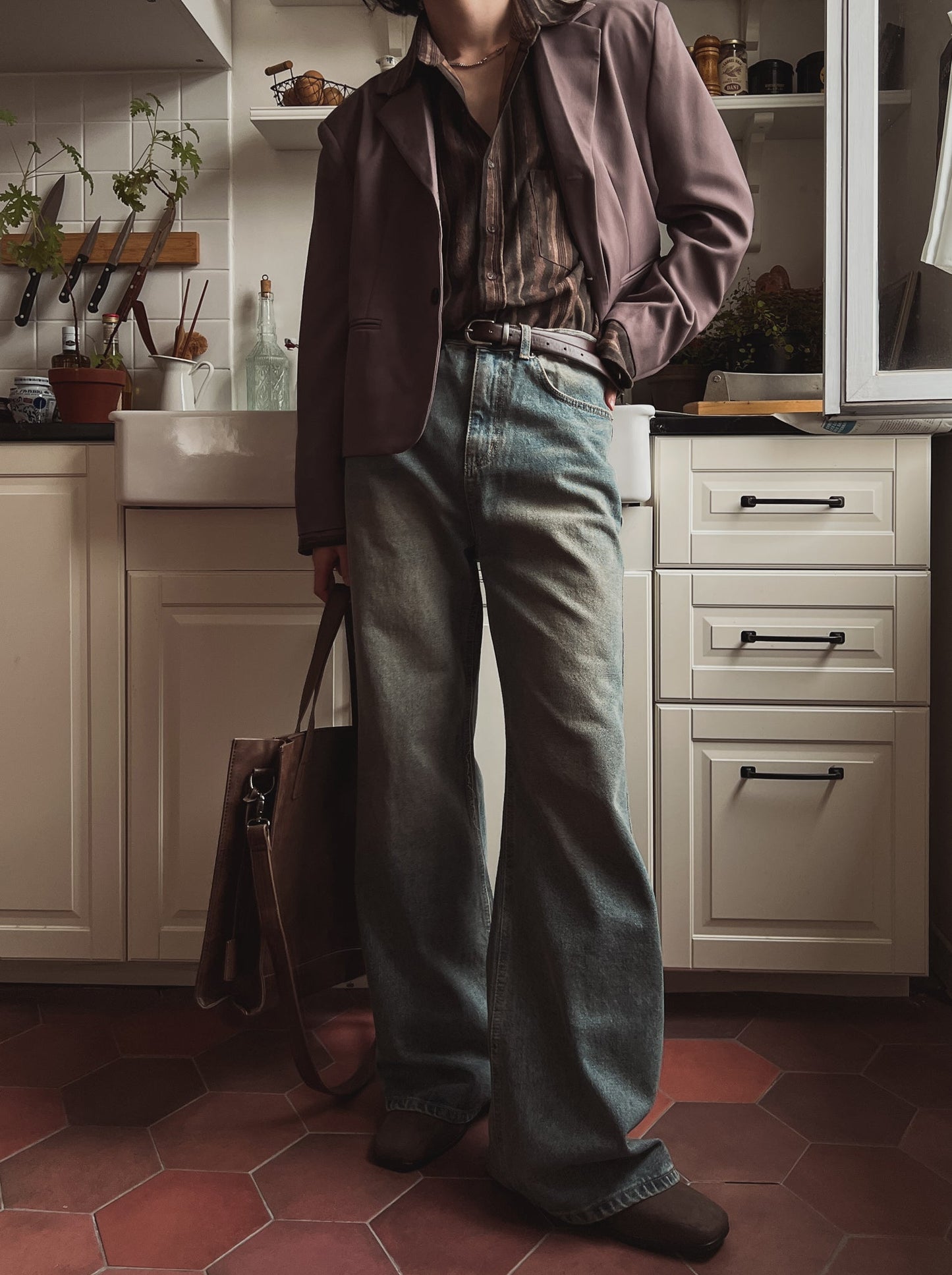 Vintage Bootcut Pants