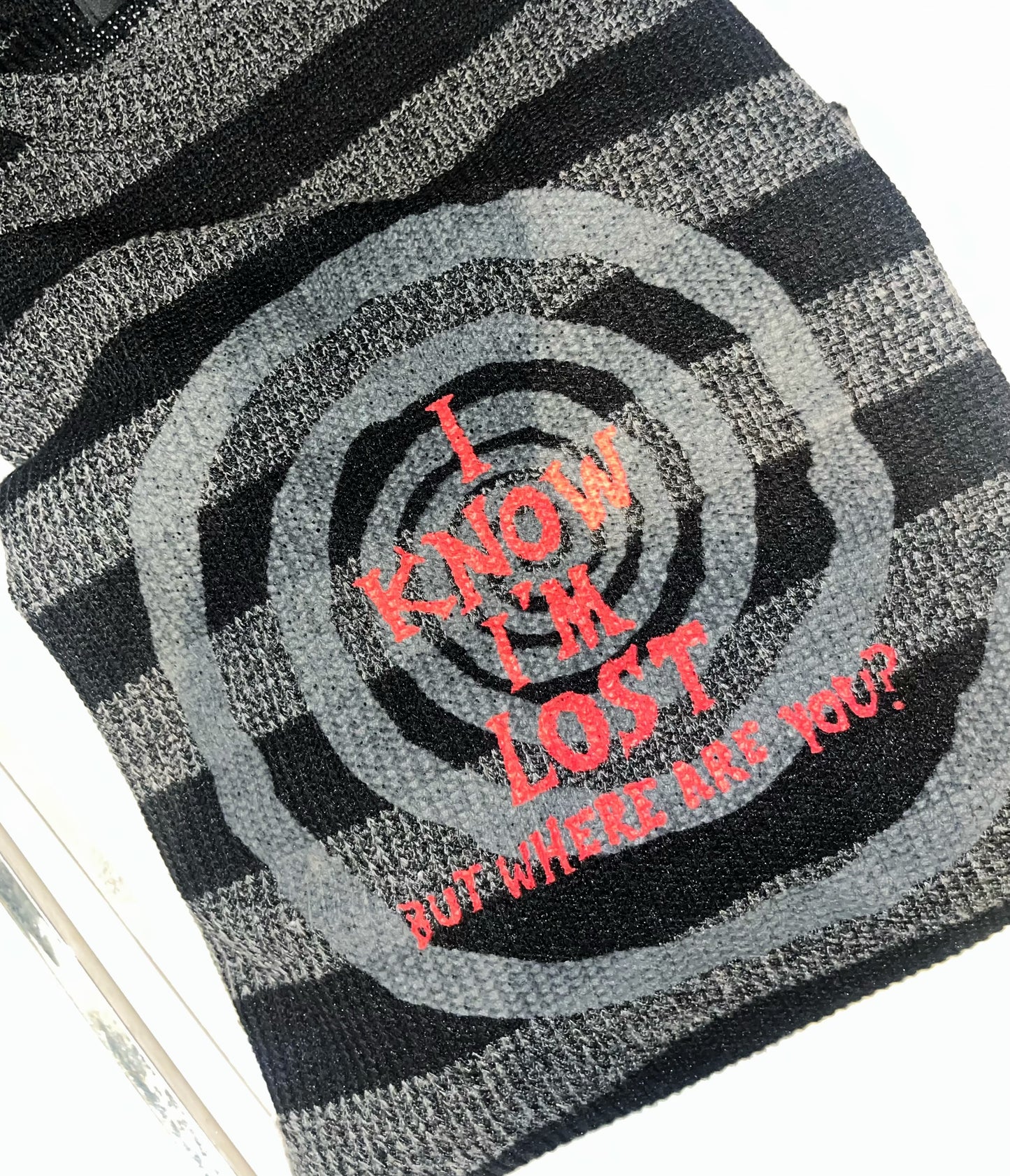LOST striped knit