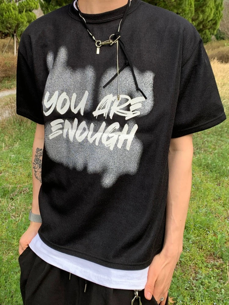 You are enough Knit Short Sleeve