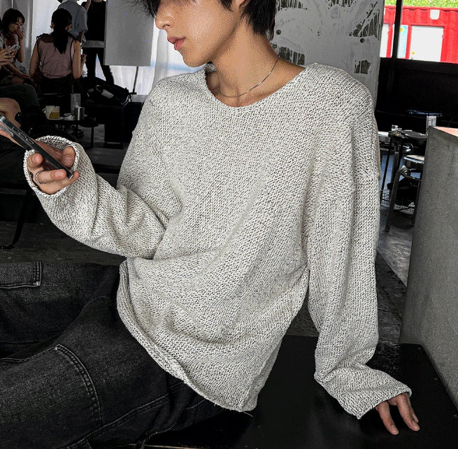 Mixed Knitted Long Sleeve