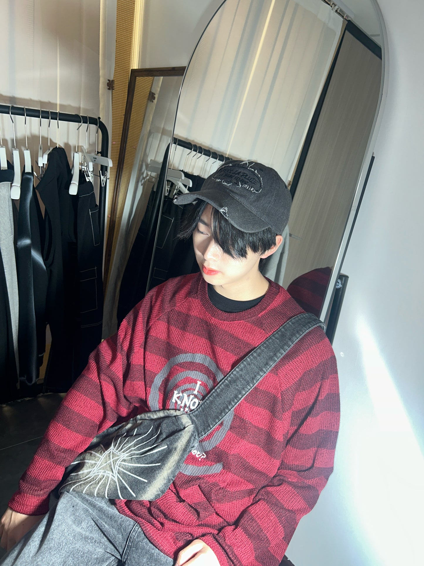 LOST striped knit