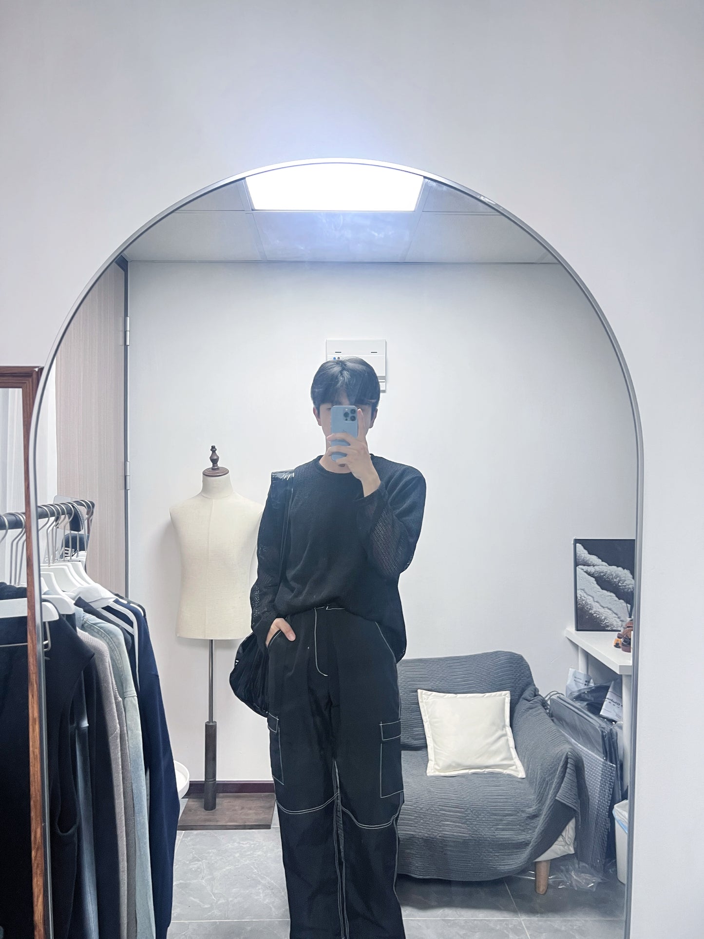 BROKEN LINE cargo pants #PB009