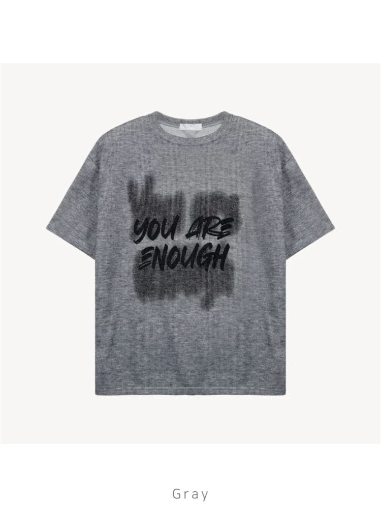 You are enough Knit Short Sleeve
