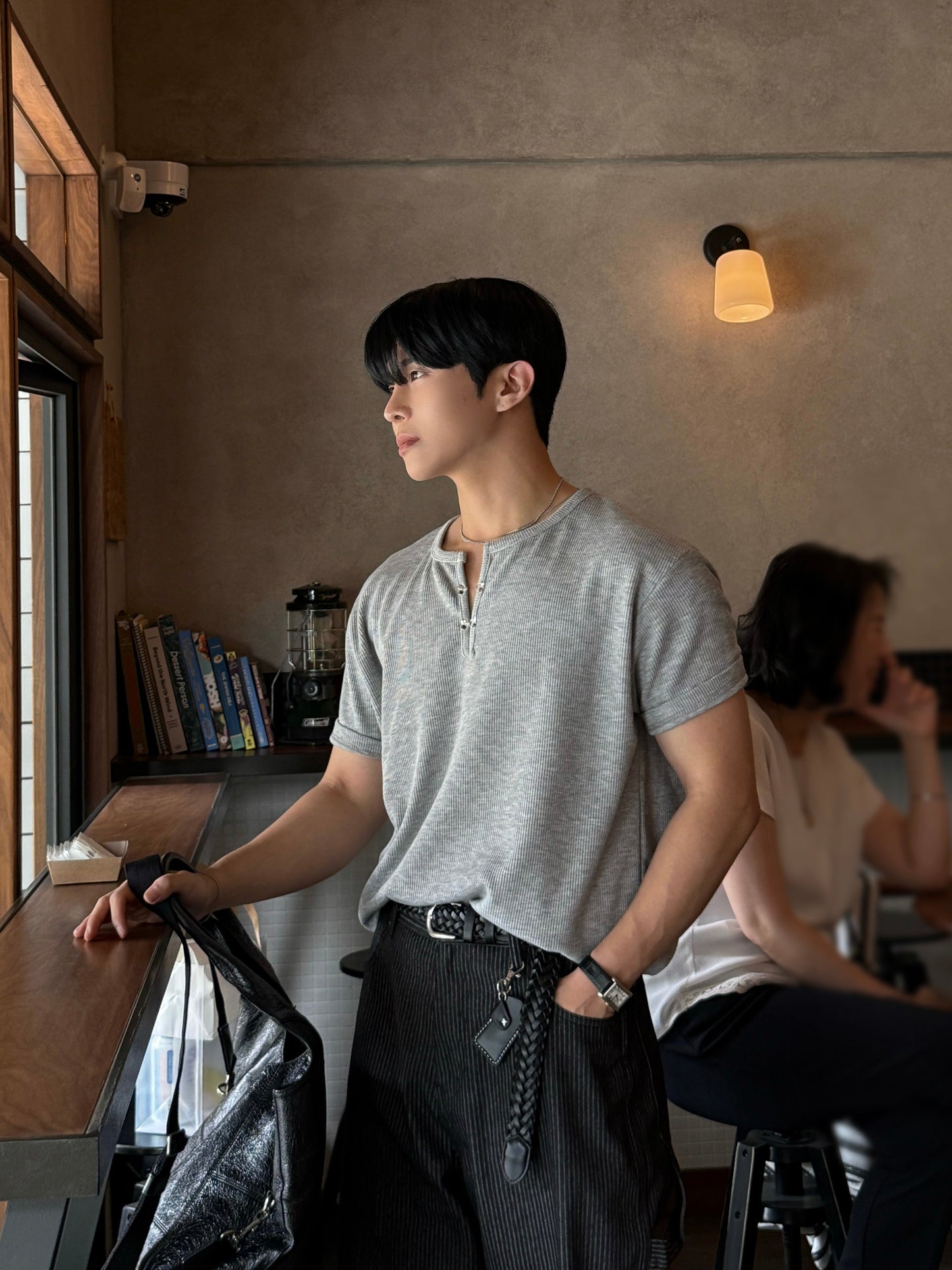 Hook Henley Short-Sleeve