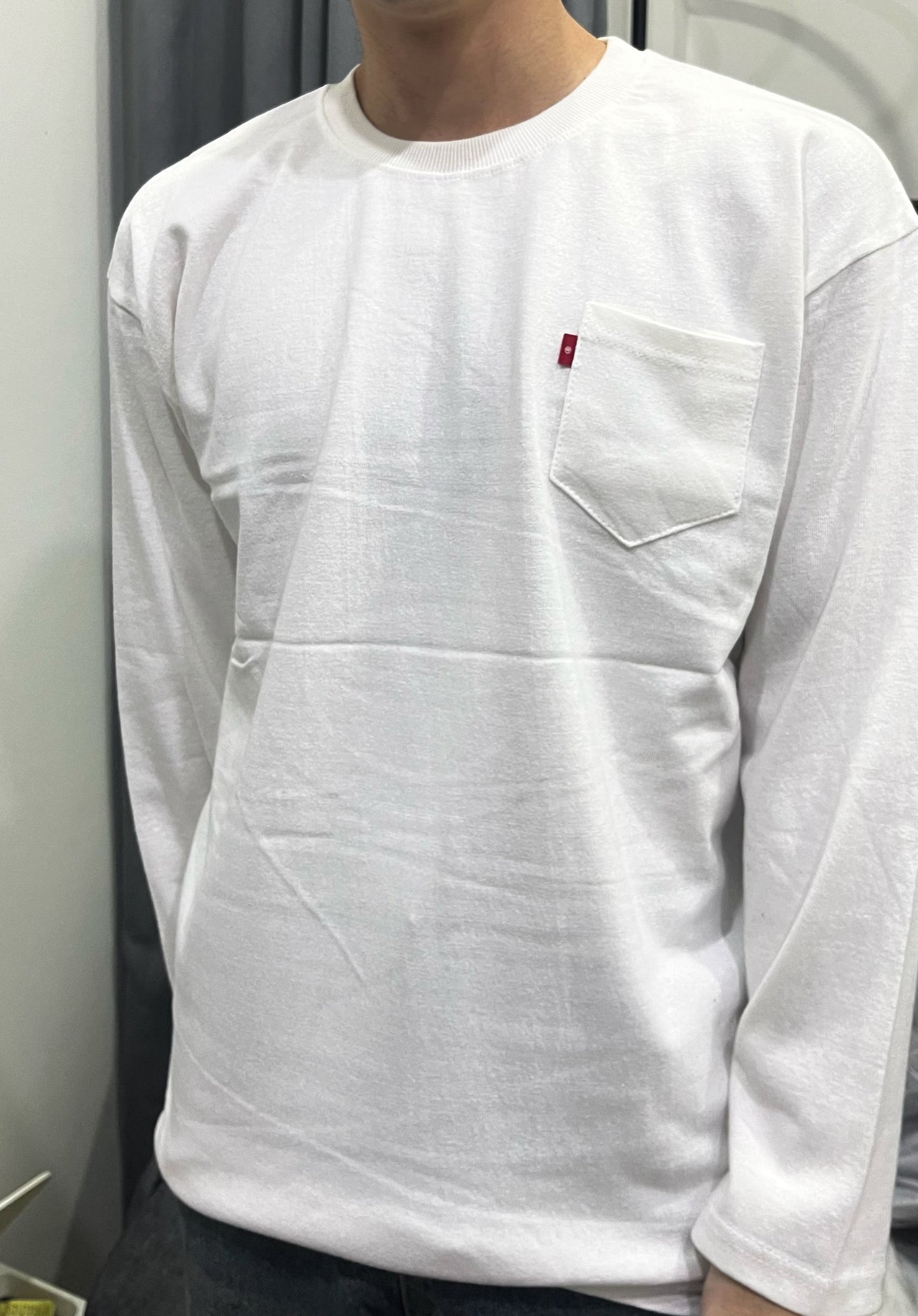 Basic Pocket T (long sleeve) #PB067 超高質全棉 店主自留3色