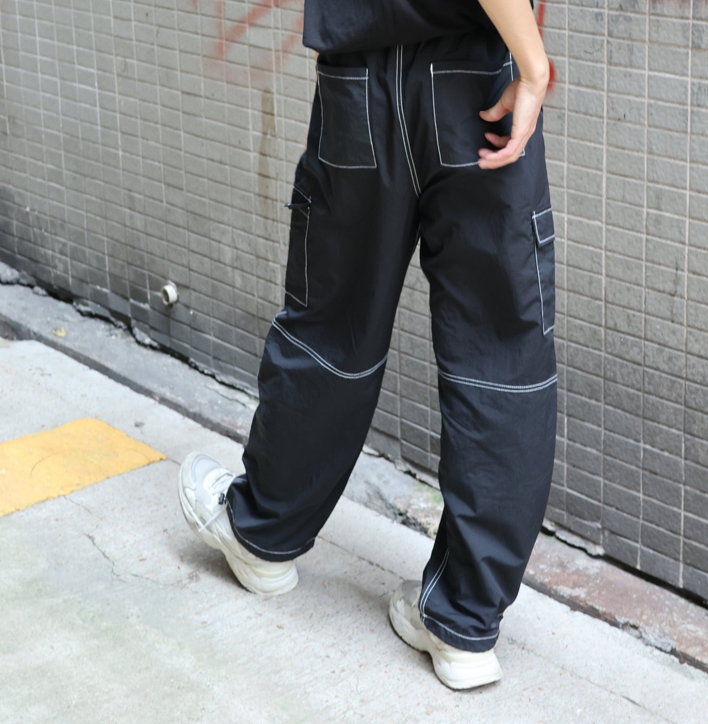 BROKEN LINE cargo pants #PB009