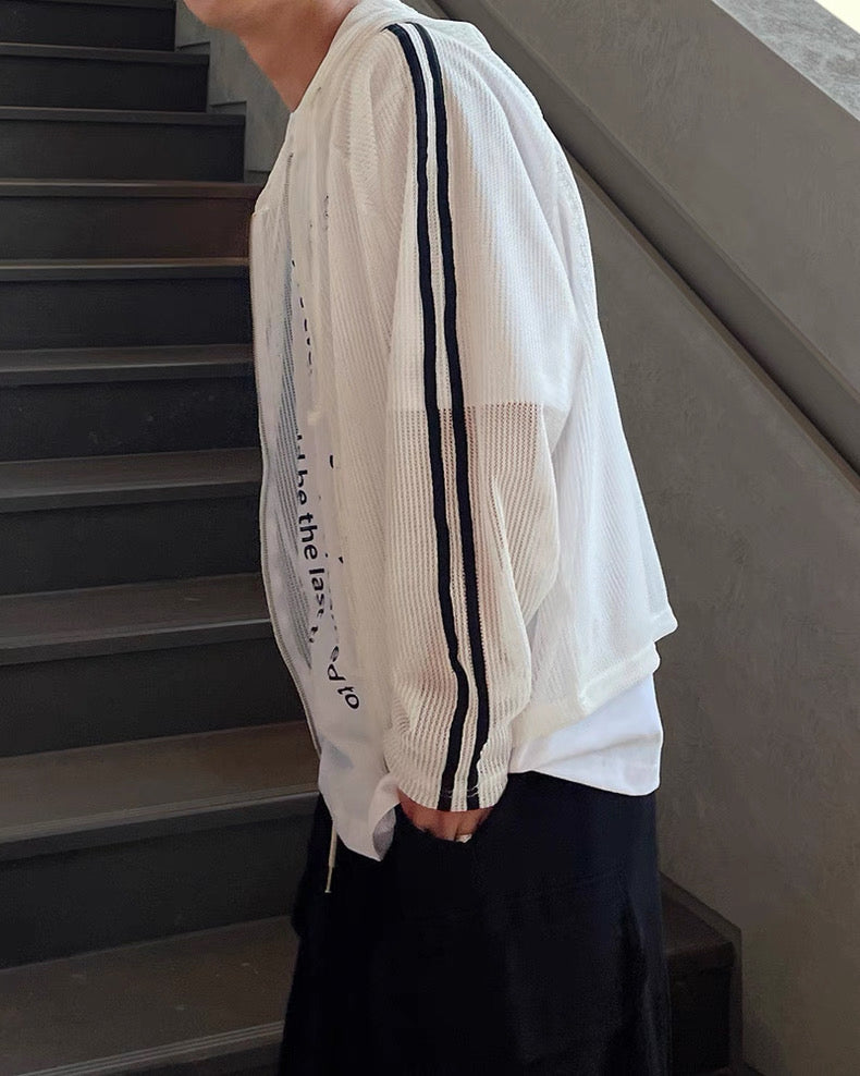 Net Hoodie Jacket