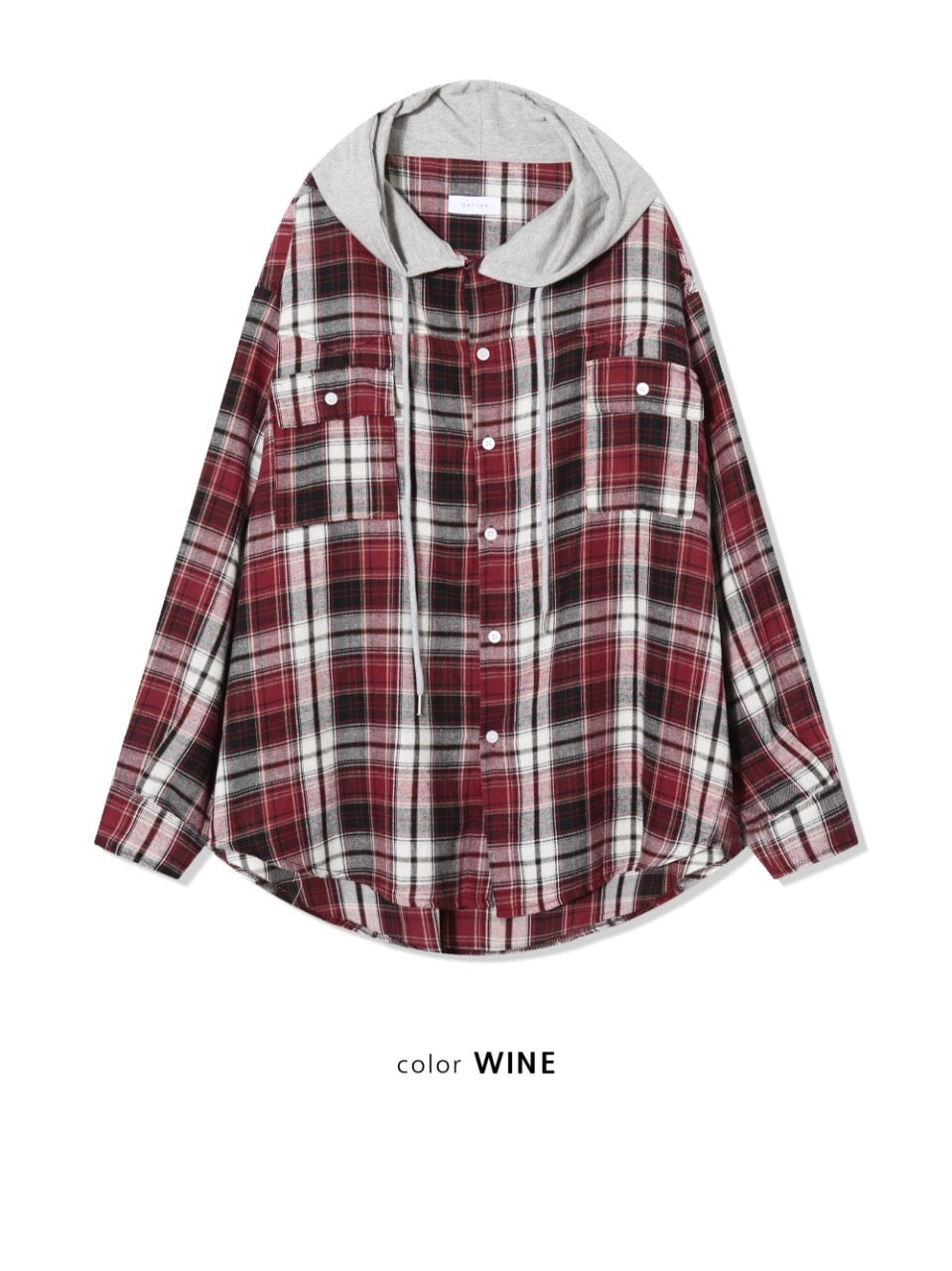 Street Checked Hoodie