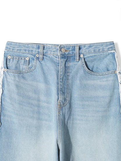 100% Cotton Line Wide Pants