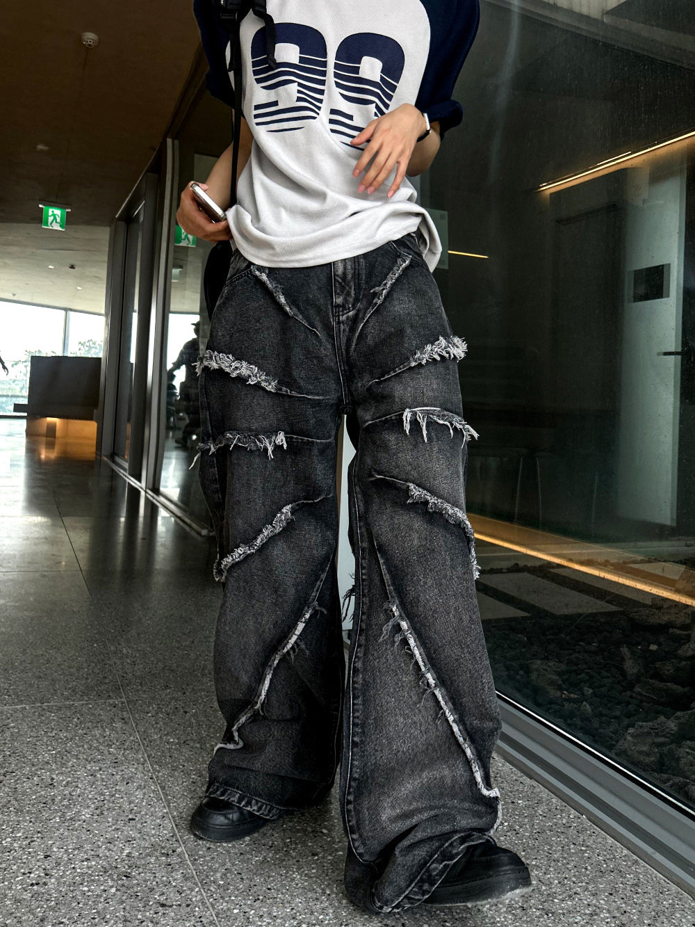 CUT-OFF Pants