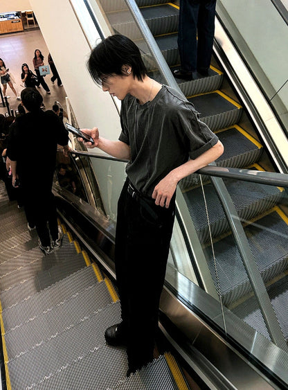 Reverse Stitch Grunge Tee  (預訂款 同款買2件起78折)