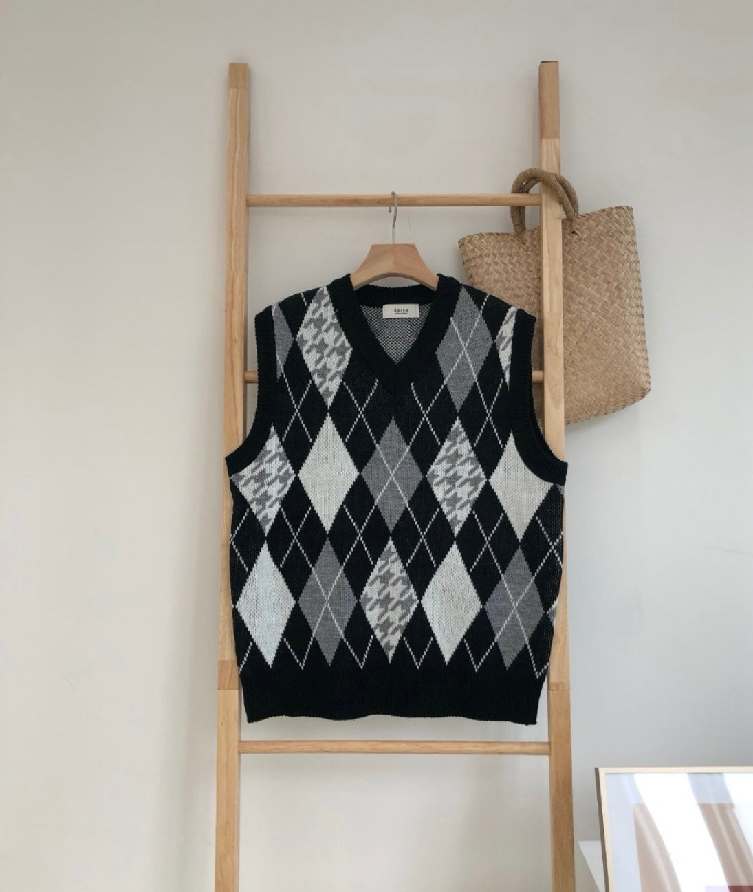 ARGYLE CHECK vest #PB064