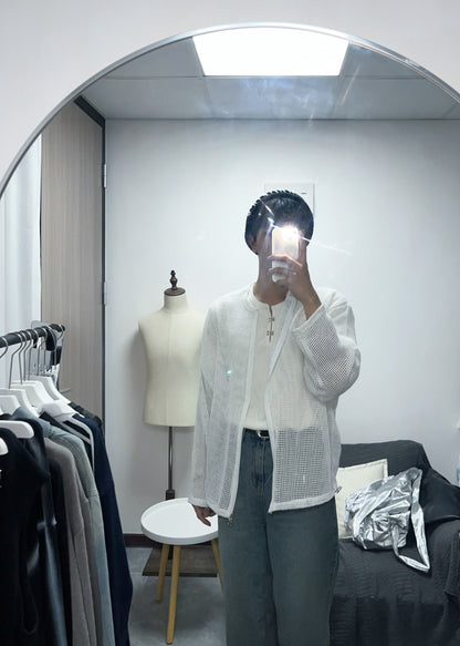 Casual Net Cardigan