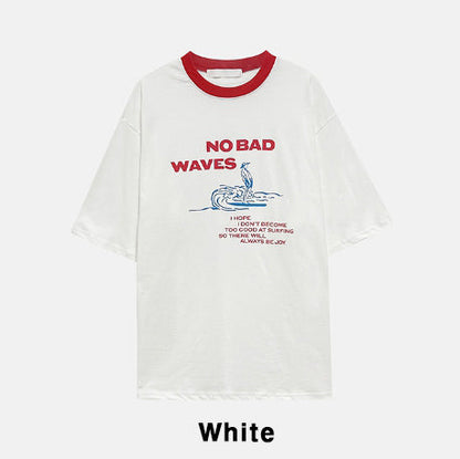 NO BAD WAVES shot sleeve